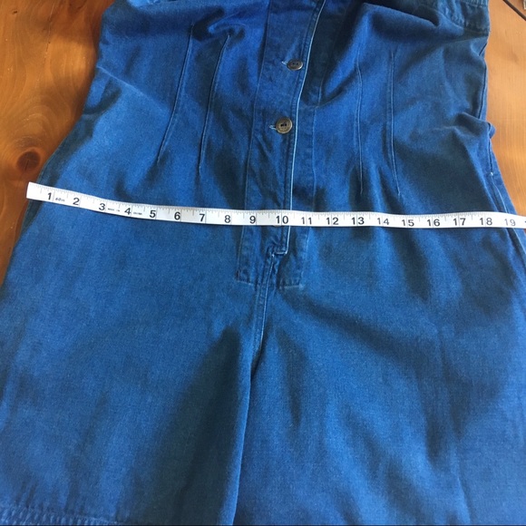 HSZ Studio Denim Sleeveless Romper - Picture 13 of 16